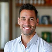 Portrait of James Rodriguez, a registered dietitian, with a welcoming expression.