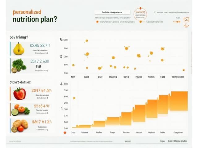 Sample chart showing personalized daily nutrient intake for optimal health.