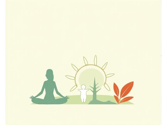 Graphic illustrating various stress management techniques like mindfulness, deep breathing, and nature.